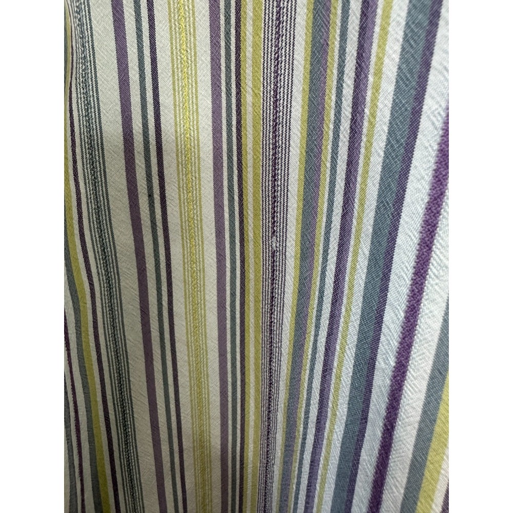 Tommy Bahama 100% Silk LS Striped Button Down Shirt Blue Mens Large Coastal Camp - Picture 10 of 13